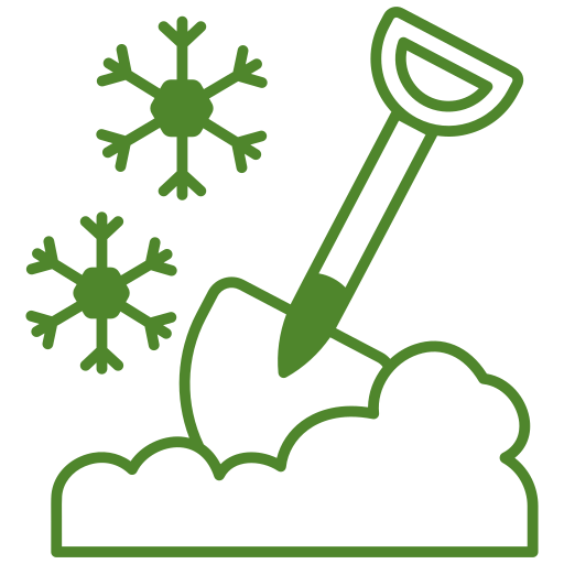 Déneigement d'entrée d'urgence